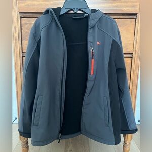 Boys Black/gray two toned Softshell Jacket
